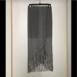 Jestoms Fringe pencil skirt